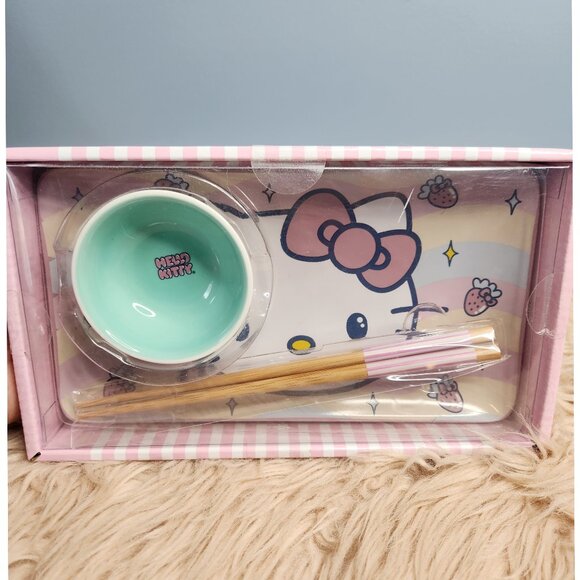 SANRIO HELLO KITTY CERAMIC SUSHI PLATE SET-Variety - Picture 6 of 8